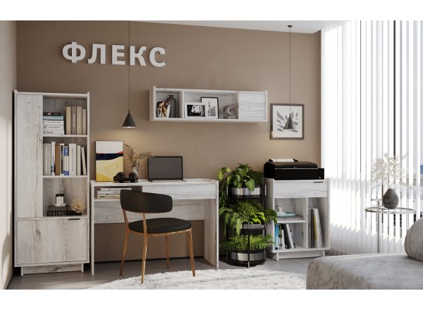 Гостиная Флекс. Комплект 1, Дуб Шавиниган