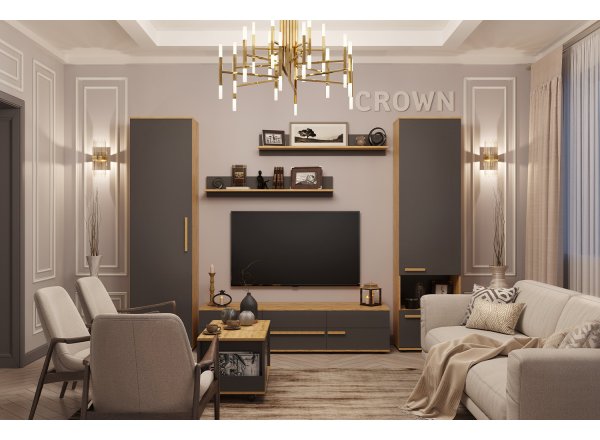 Гостиная модульная Crown. Комплект 2